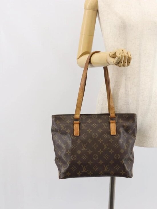 Louis Vuitton Handbags - LOUIS VUITTON Monogram Cabas Piano Tote Bag M51148 LV Auth bs32285
